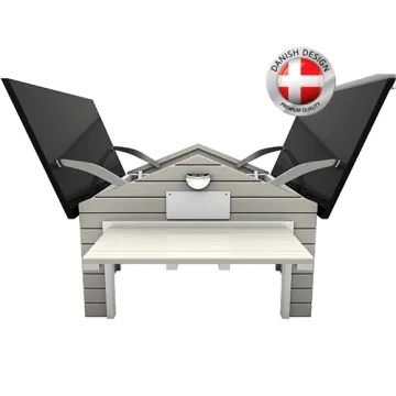 MY ROBOT HOME Szary - Garaż dla Robota Koszącego