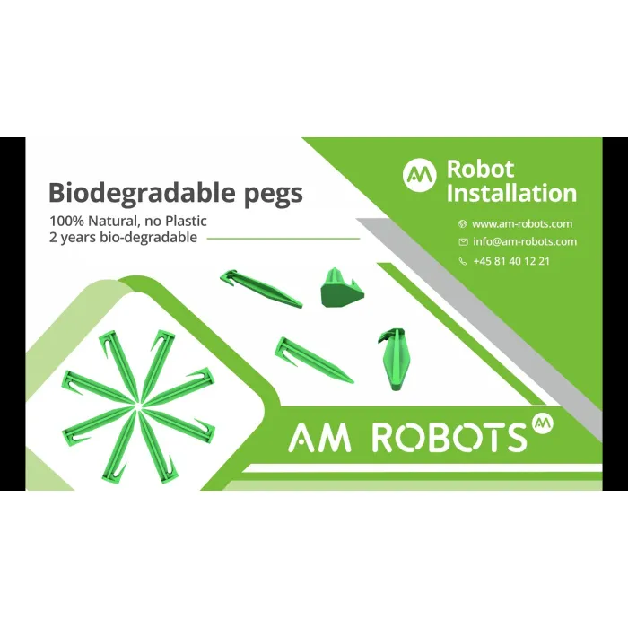 Compostable Biodegradable Pegs from AM ROBOTS